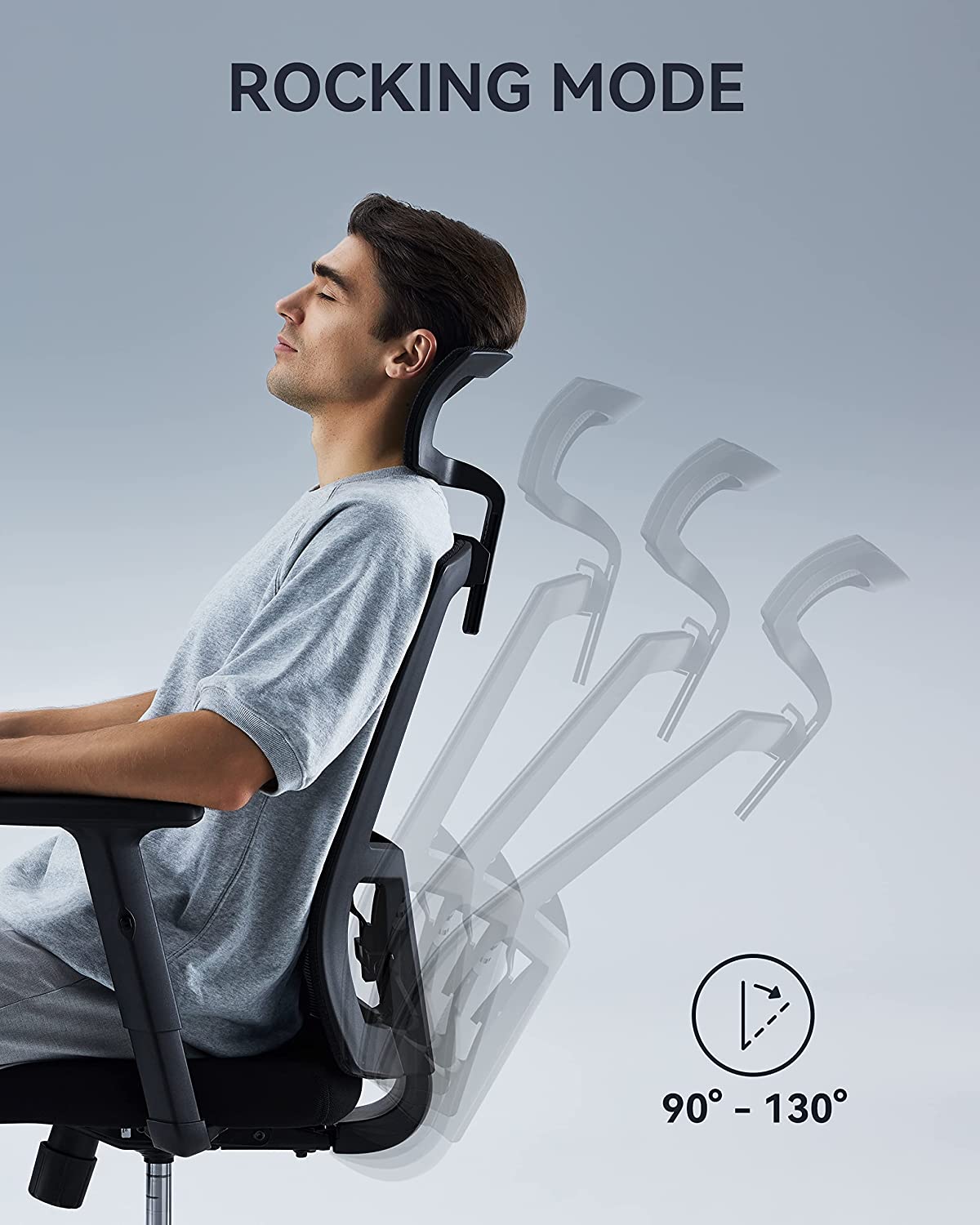 Ergonomic Office Chair with Lumbar Support Computer Chair
