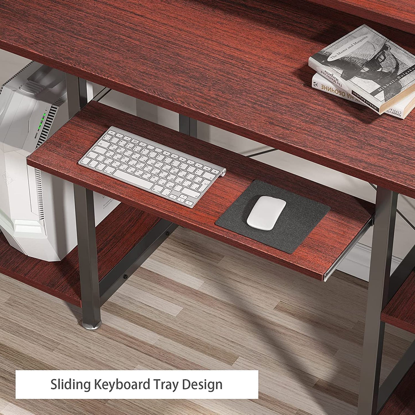47" Studying Writing Table for Home Office (Cherry)