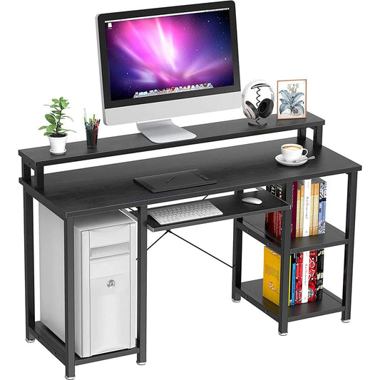 47" Studying Writing Table for Home Office (Black)