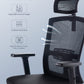Ergonomic Office Chair with  Lumbar Support Computer Chair
